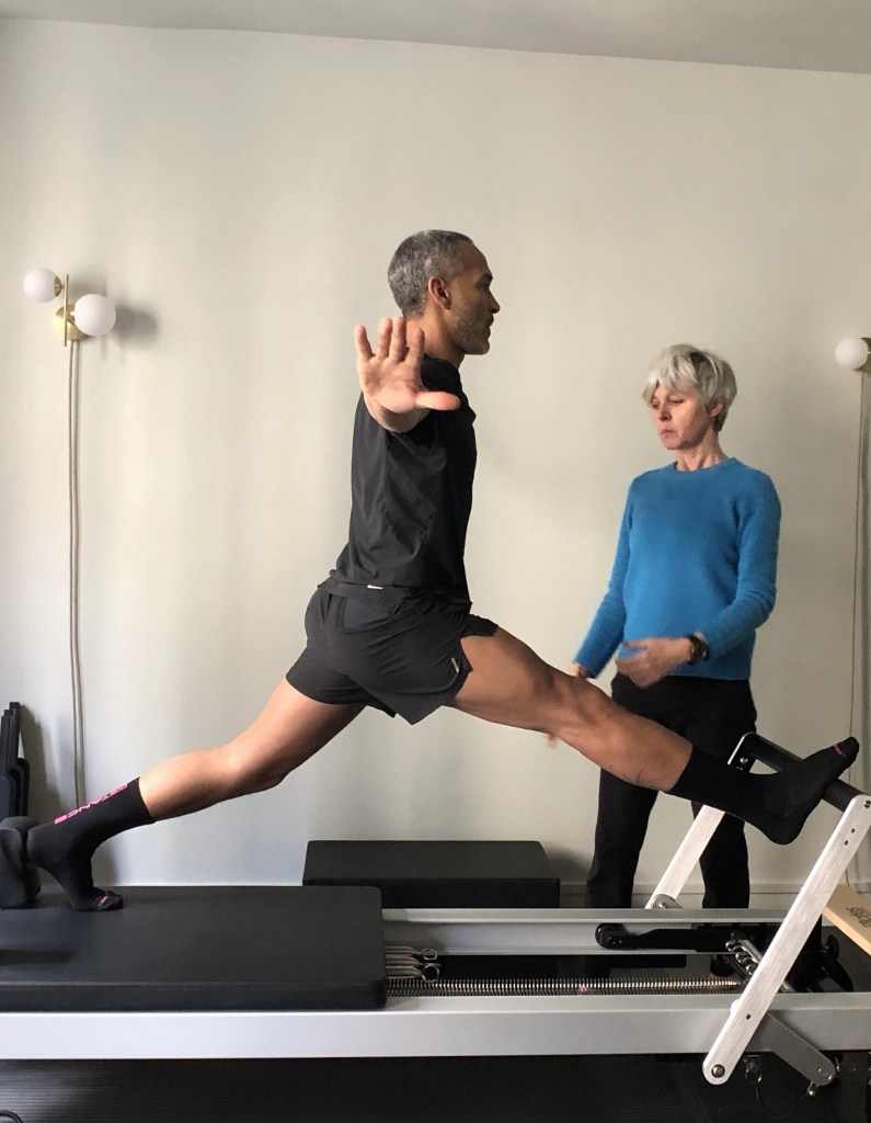 Lunges, sous l'oeil attentif de Karine